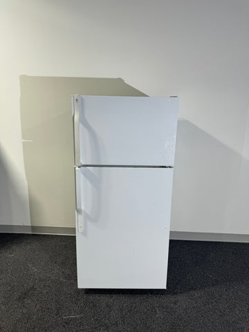 Refrigerator Top Bottom White GE