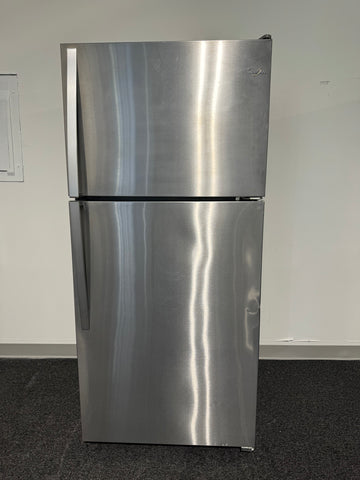 Refrigerator Top Bottom Stainless Steel Whirlpool