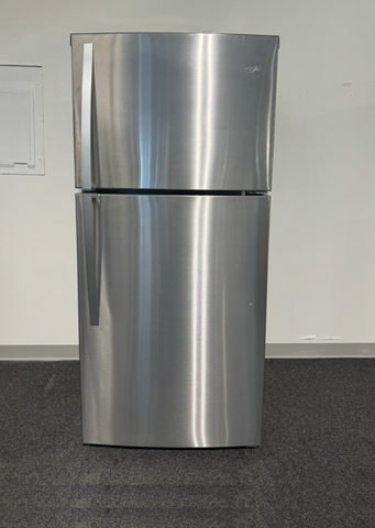 Refrigerator Top Bottom Stainless Steel Whirlpool